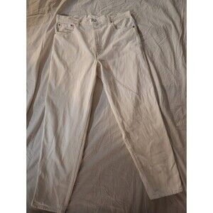 Vintage Levi's 550 Relaxed Taper Jeans White 36x30  Made In USA 80's